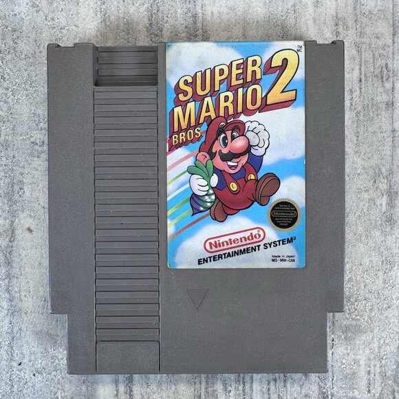 Super Mario Bros 2 (Nintendo NES, 1988) Tested - Picture 1 of 5